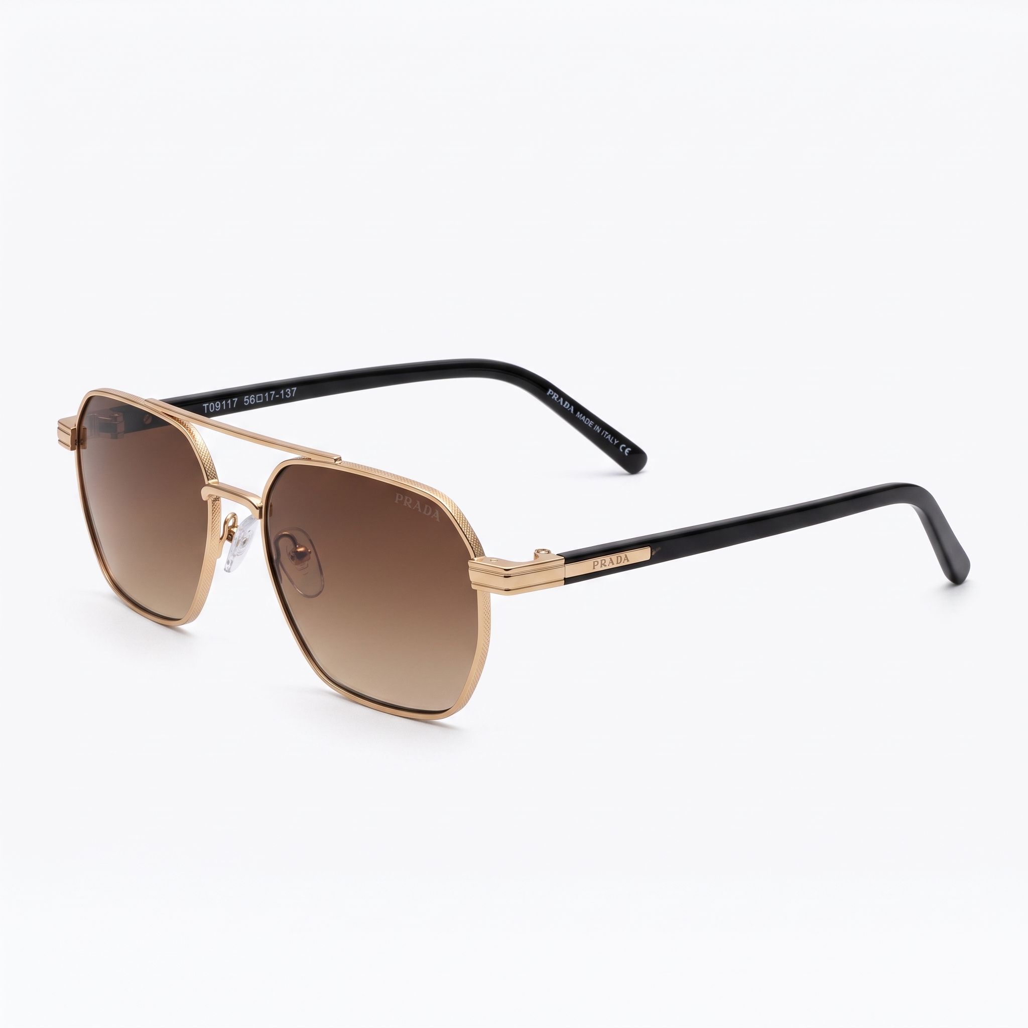 prada gold - نظارات شمسية - جانبية